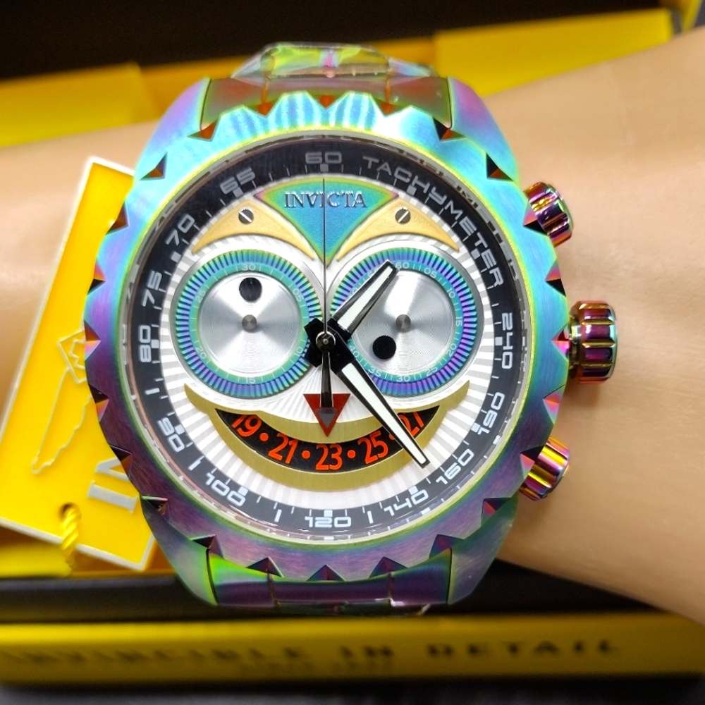 FIRM PRICE-NWOT Invicta Specialty Chronograph Iridescent Watch (WATCH ONLY)